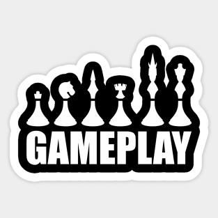 Chess Gameplay Sticker